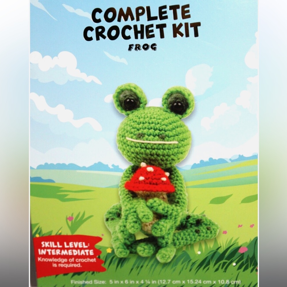 Complete Crochet Kit - Frog NEW
